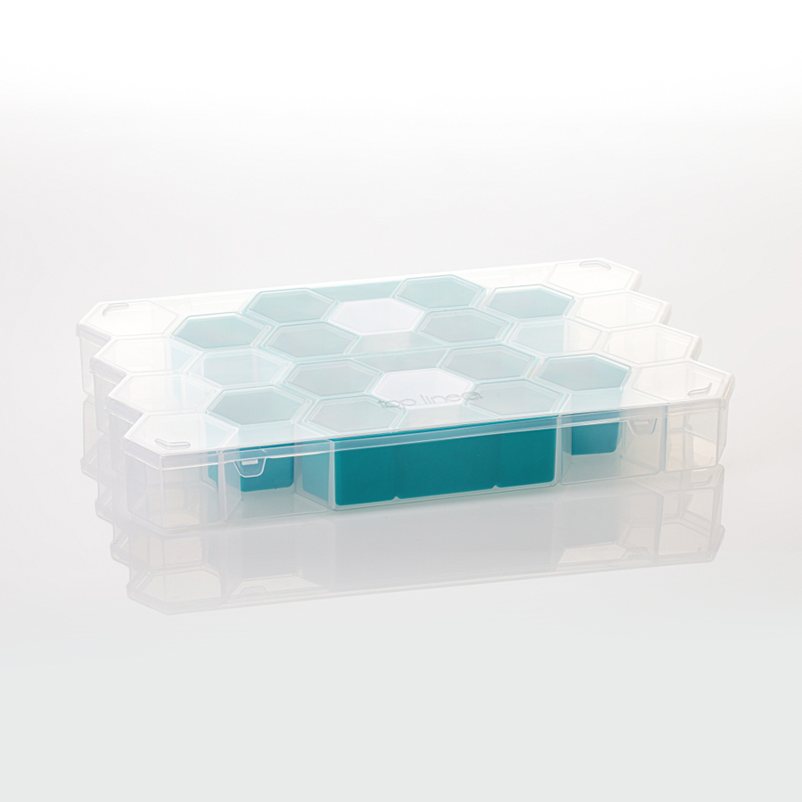 organizador colmeia 32 divisórias - natural