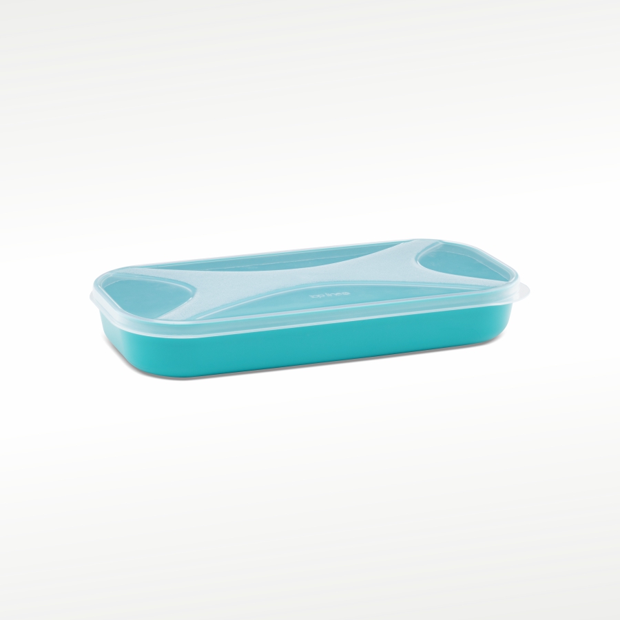 organizador multiúso retangular baixo 750 ml