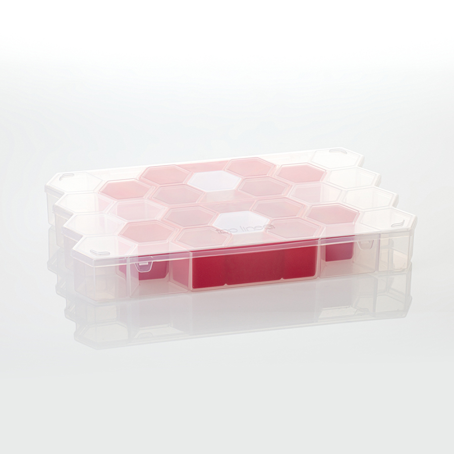 organizador colmeia 32 divisórias - natural