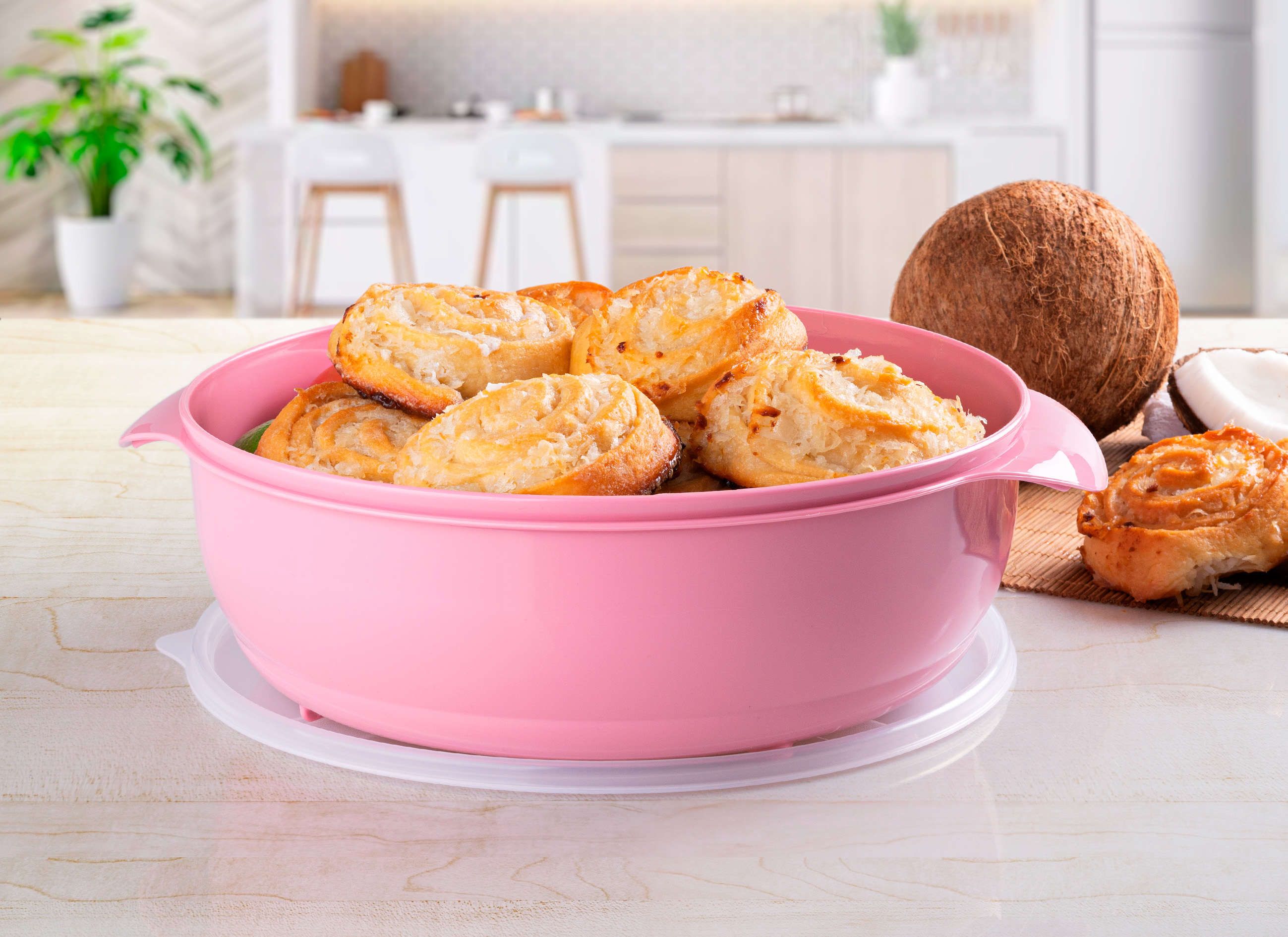 organizador multiúso redondo 5 L com pega anatômica