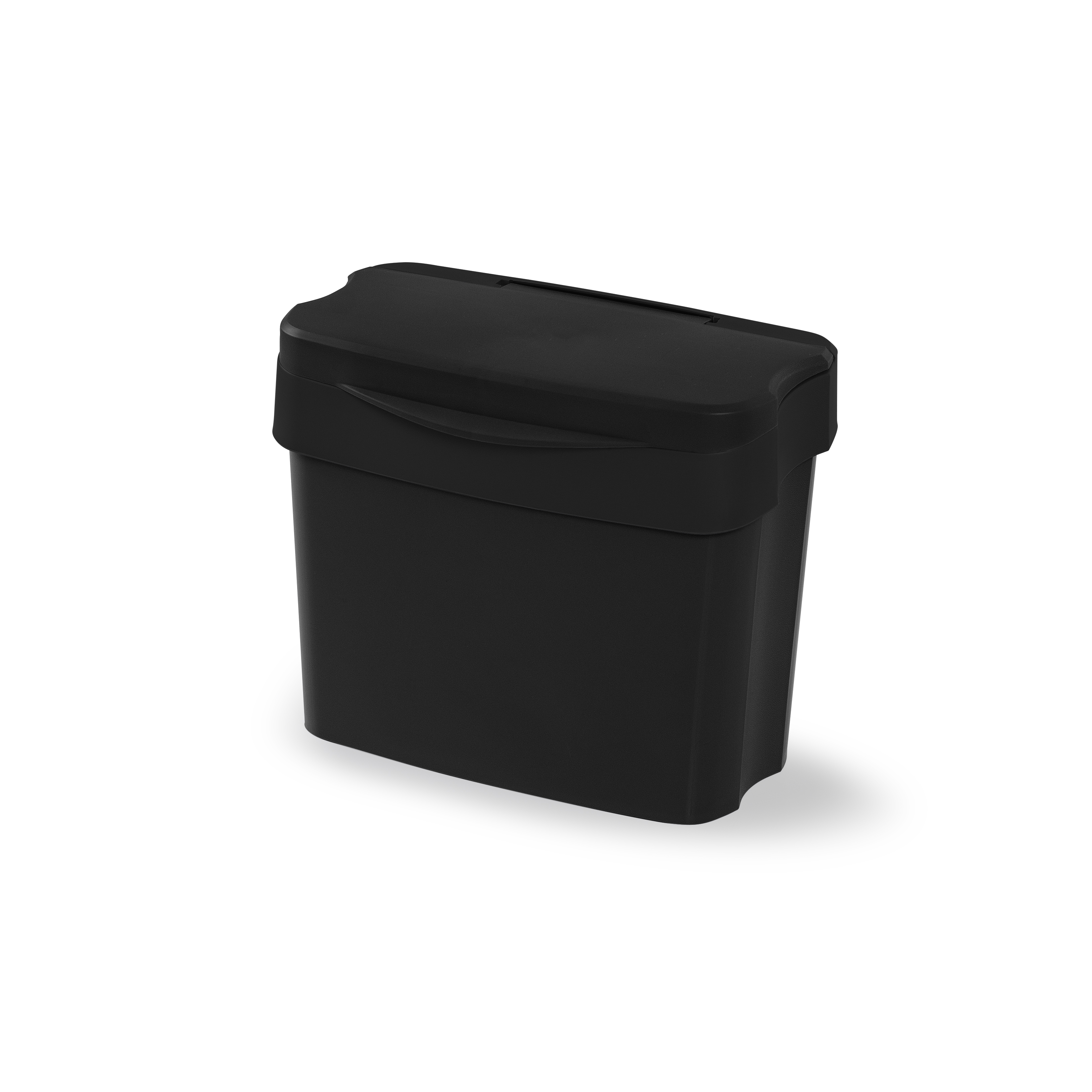 imagem do produto lixeira de pia 3,5 L (branco e preto)