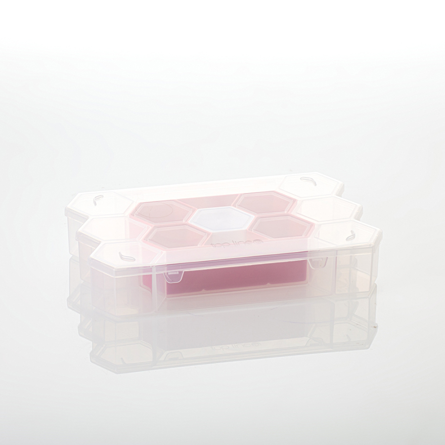 organizador colmeia 15 divisórias - natural