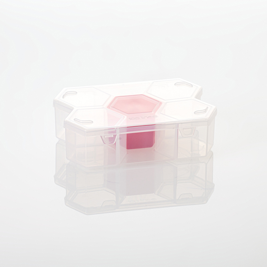 imagem do produto organizador colmeia 7 divisórias - natural