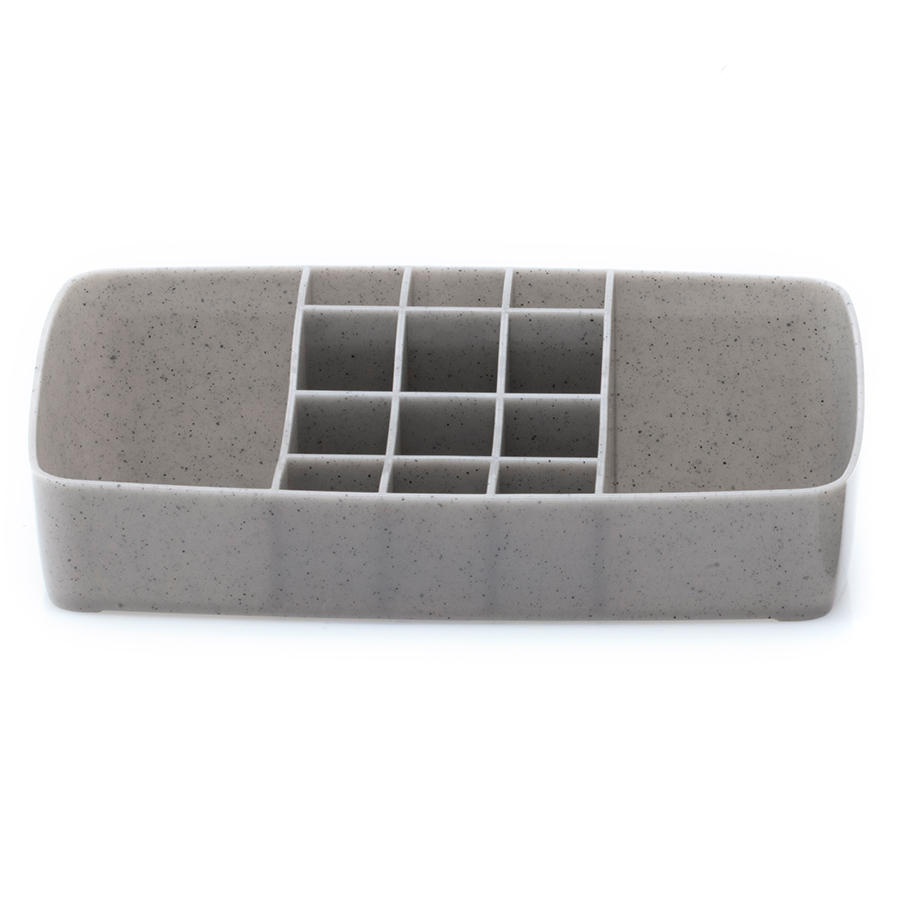 imagem do produto organizador de maquiagens 14 divisórias (quartzo)