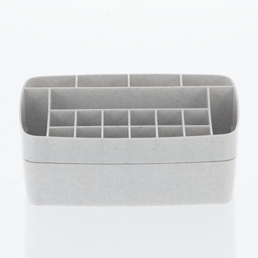 imagem do produto organizador de maquiagens 20 divisórias (quartzo)