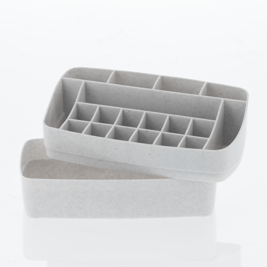 organizador de maquiagens 20 divisórias (quartzo)