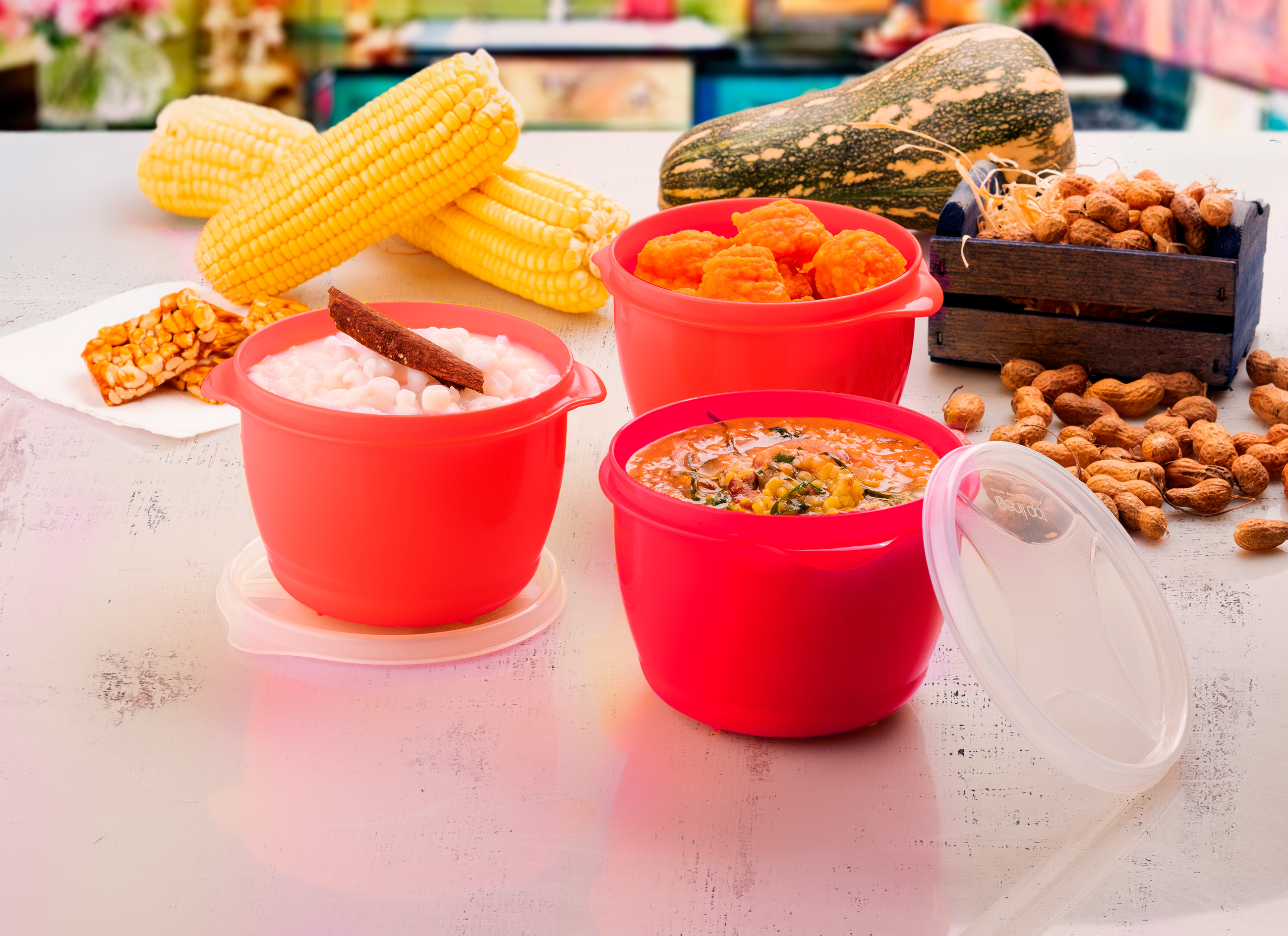 organizador multiúso redondo 510 ml