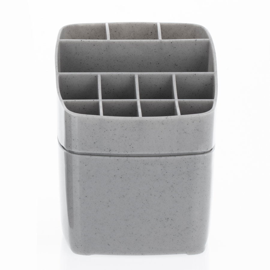 organizador de maquiagens 13 divisórias (quartzo)