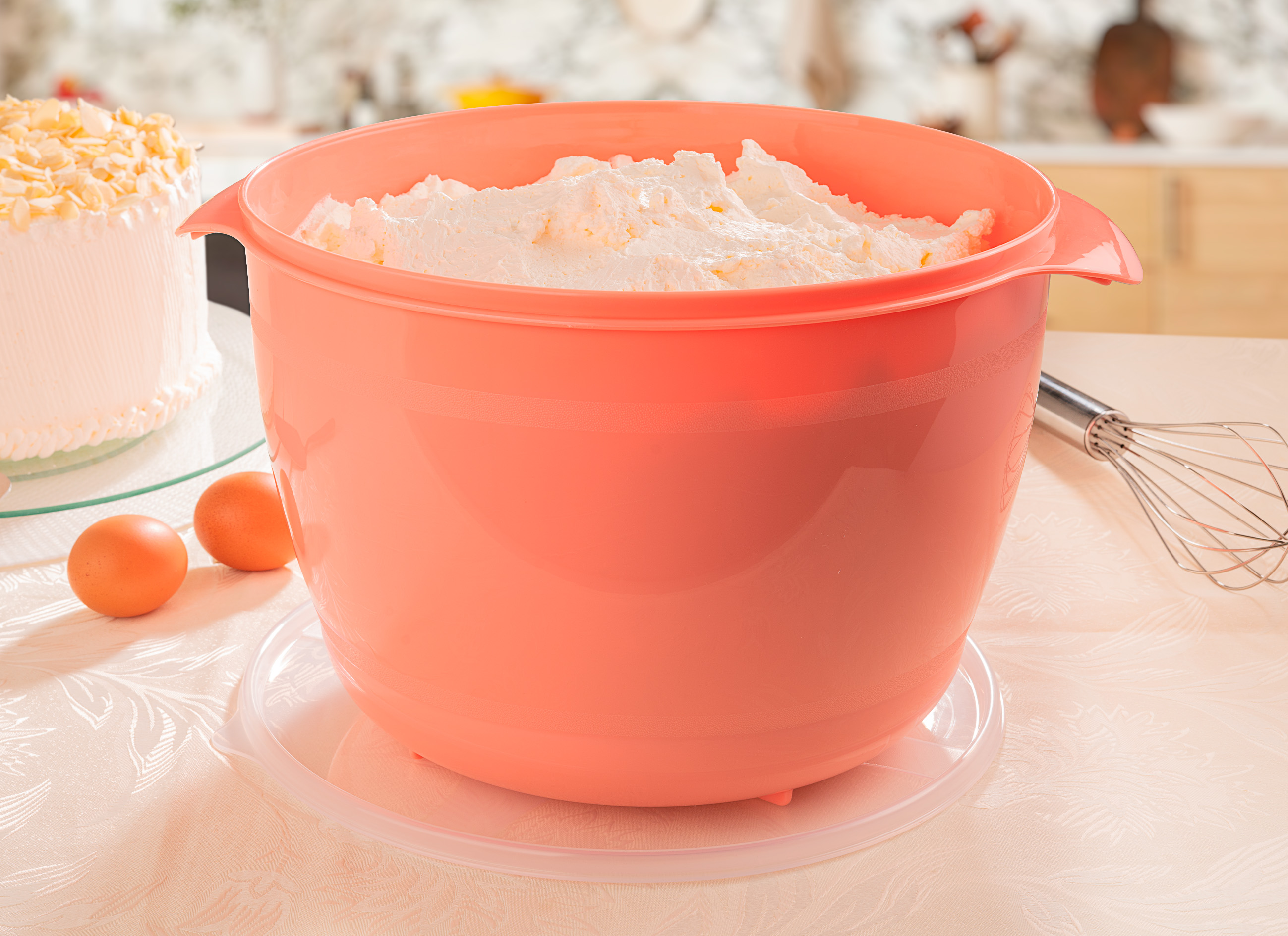 organizador multiúso redondo 5,8 L com pega anatômica