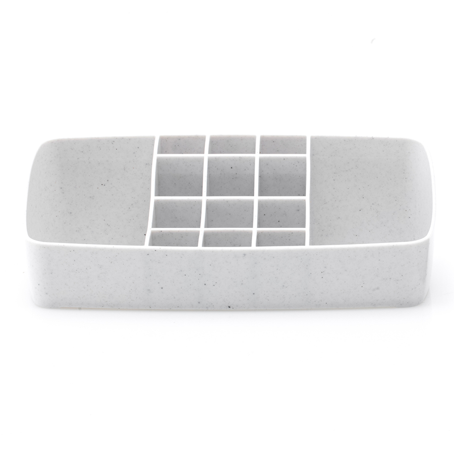 organizador de maquiagens 14 divisórias (quartzo)