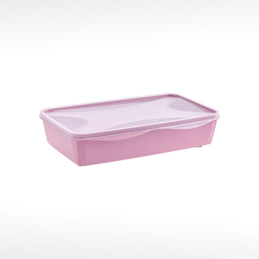 organizador multiúso retangular baixo 1,5 L