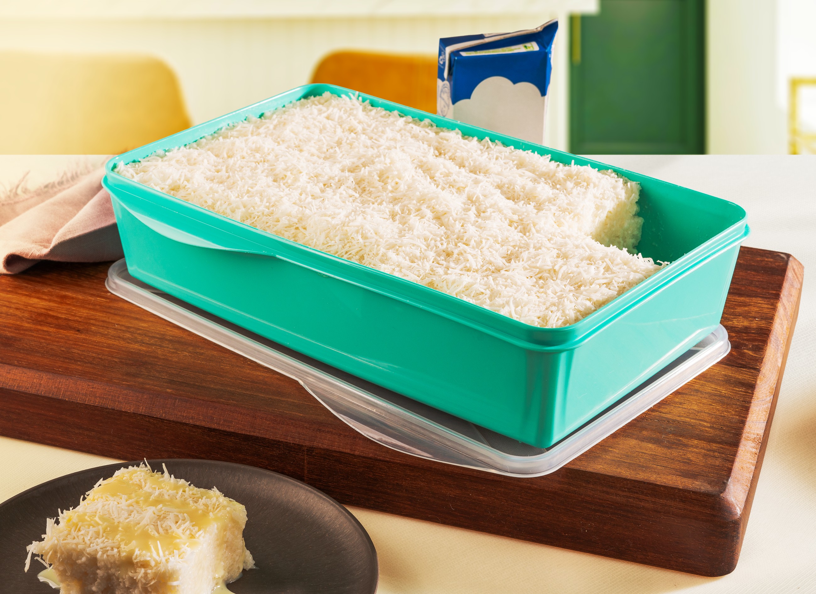 organizador multiúso retangular baixo 3 L