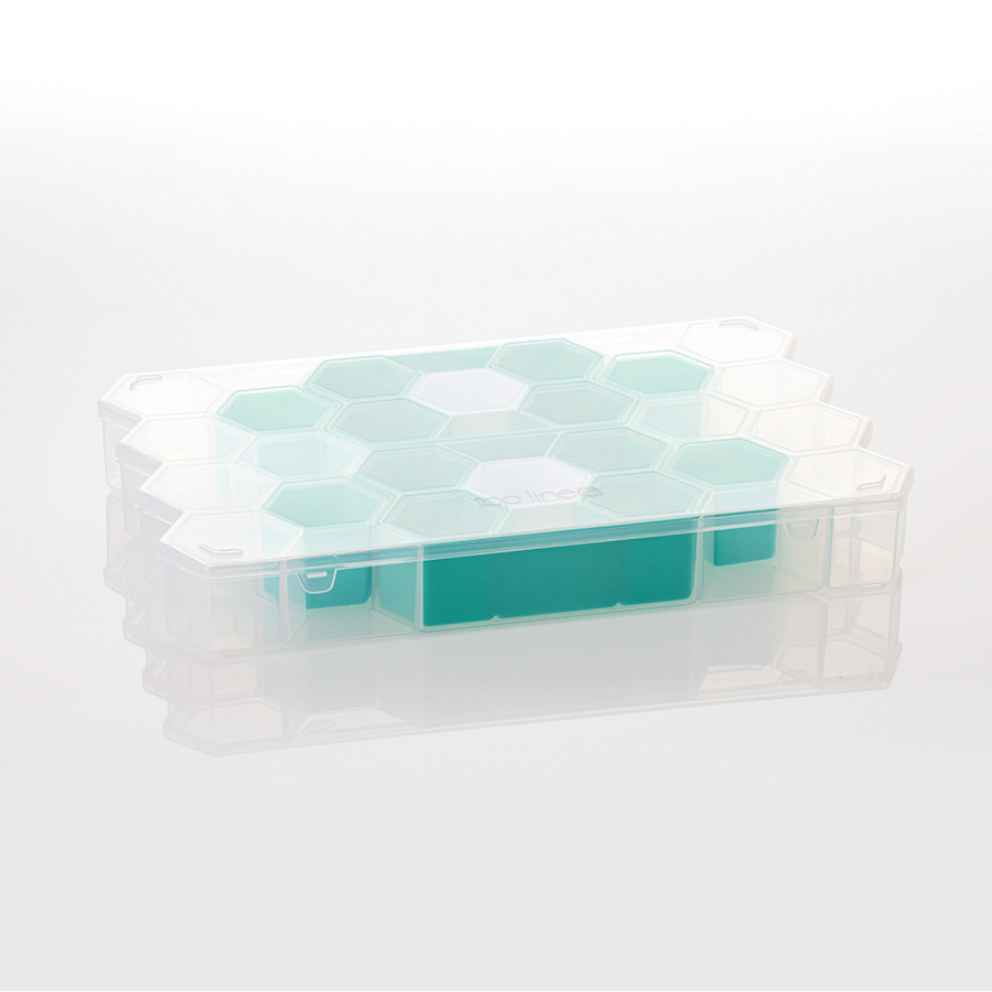 organizador colmeia 32 divisórias - natural