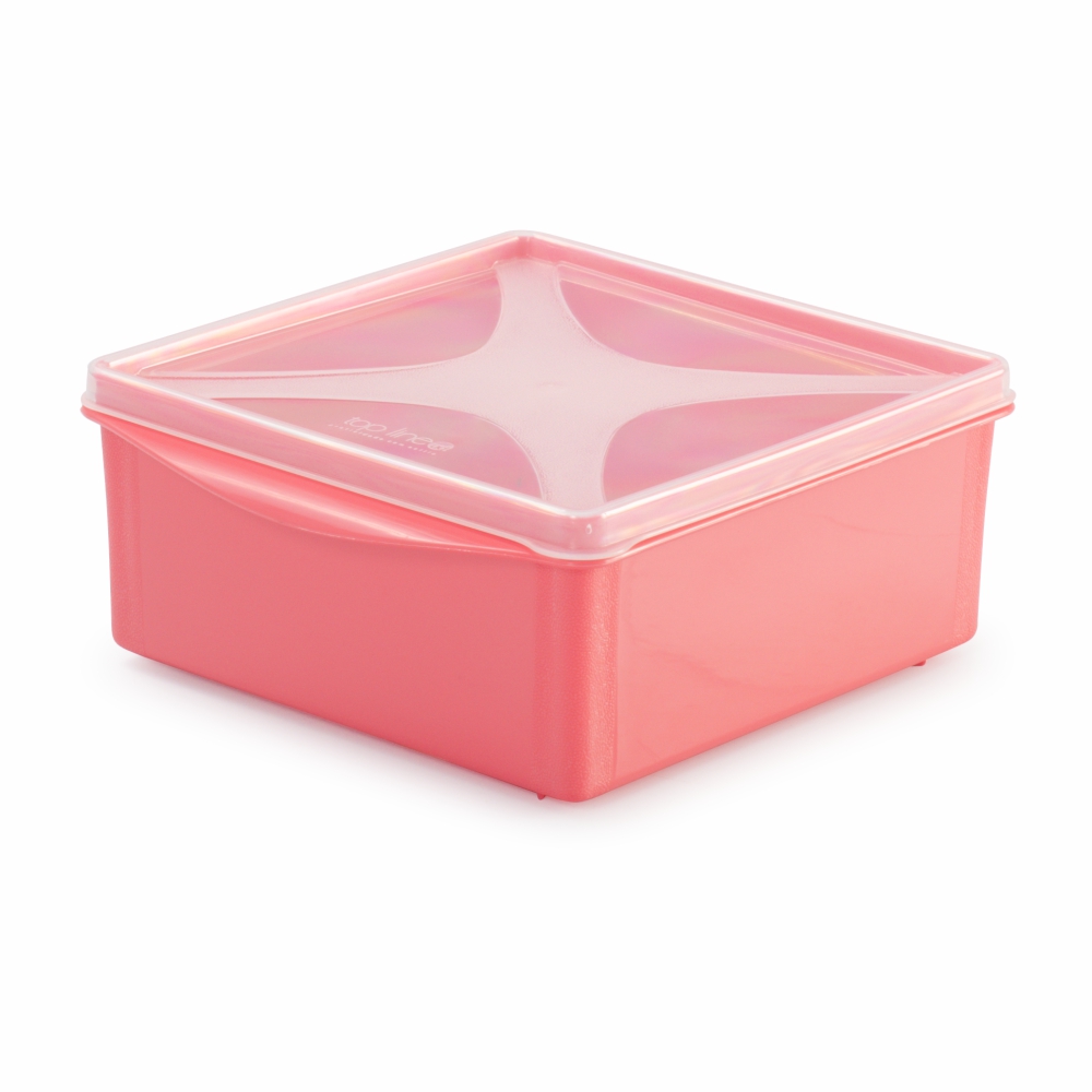 organizador multiúso quadrado baixo 1,3 L