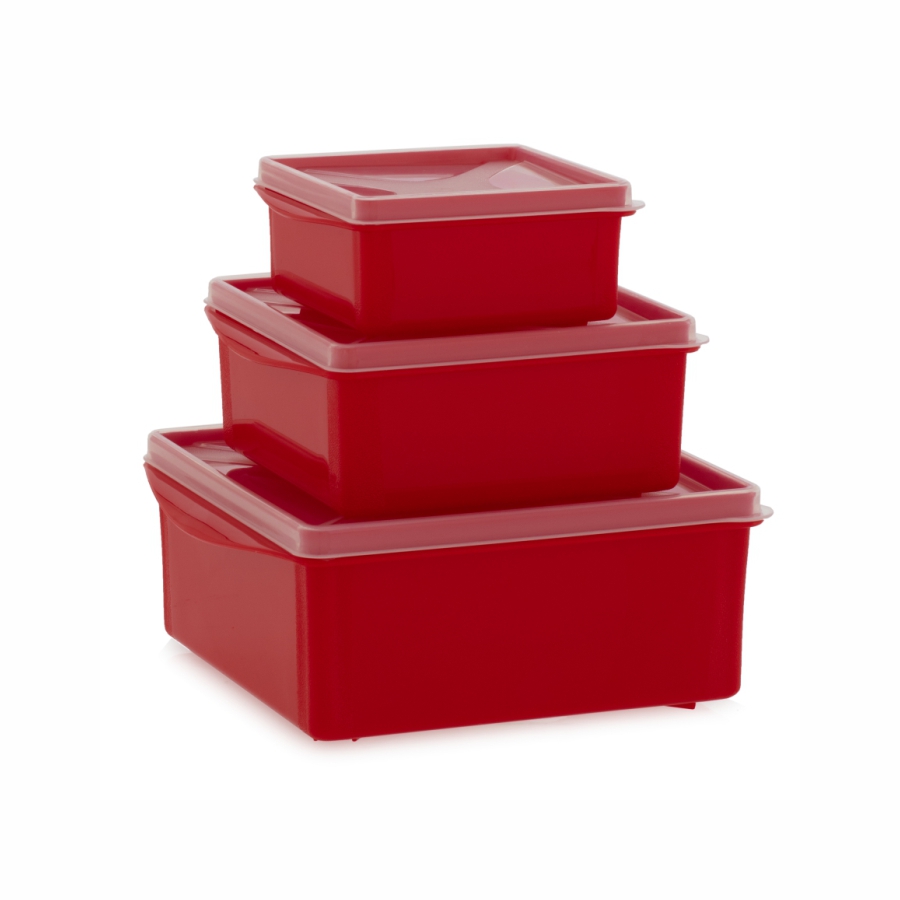 minikit  | organizadores multiúso quadrado baixo 3 pçs