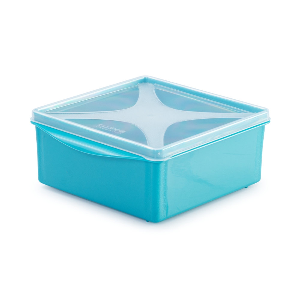 organizador multiúso quadrado baixo 1,3 L