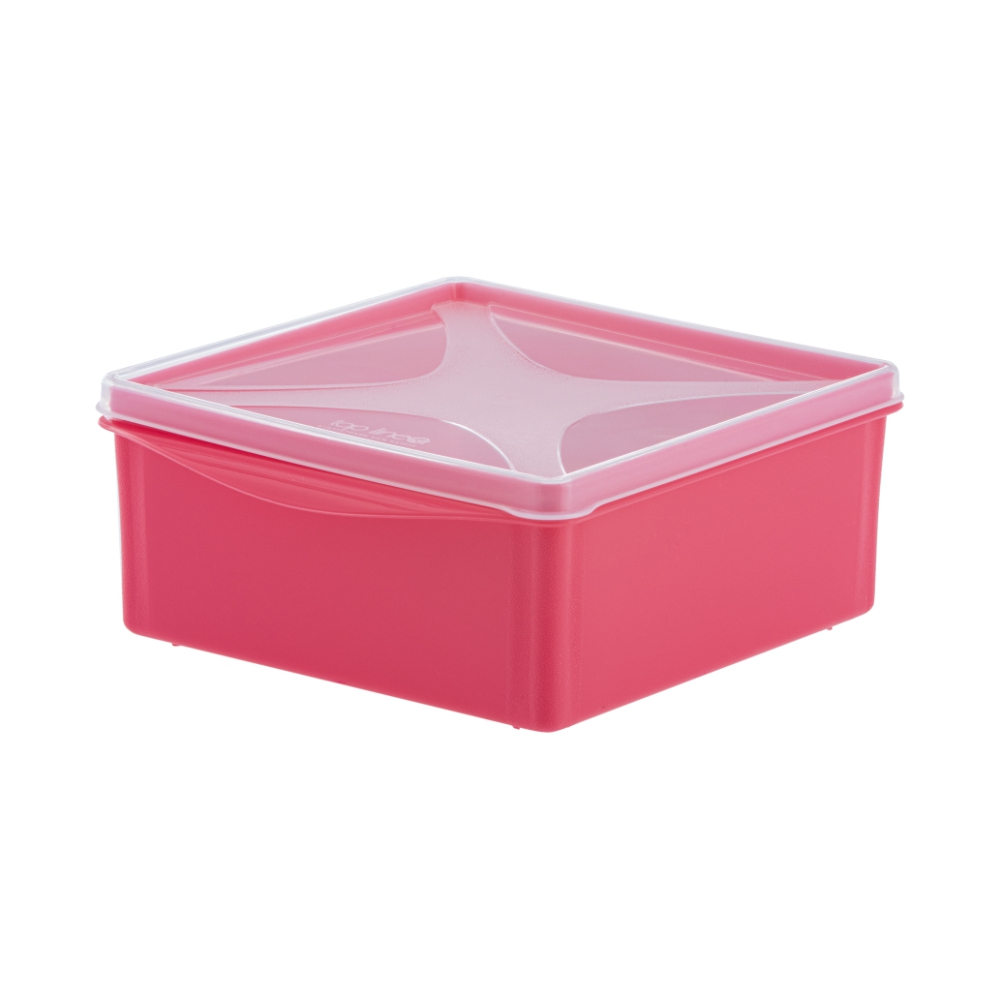 organizador multiúso quadrado baixo 1,3 L