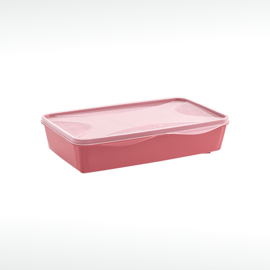 organizador multiúso retangular baixo 1,5 L
